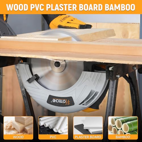 Hoteche 9-Inch Circular Saw 3-HP Heavy Duty Portable Table Saw with Saw Blade for Desktop Use - size: 9-1/4-Inch