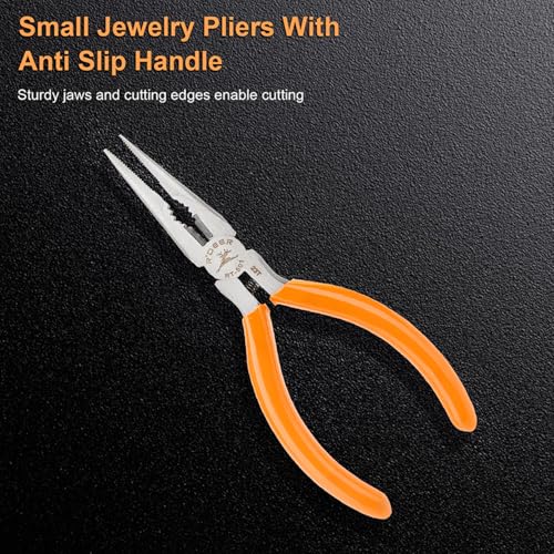 Rongon 5in Small Needle Nose Pliers,Long Nose Plier, Jewelry Plier Tool - size: 1Pcs
