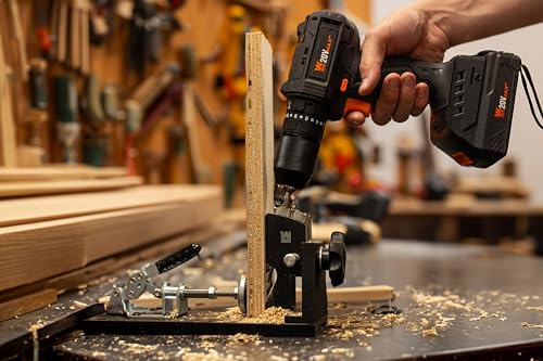 WEN Pocket Hole Jig Kit, Metal, Step Drill Bit, Self-Tapping Screws, and L-Base (WA1527) - style: Pocket Hole Jig Kit
