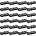 25pcs 1/2" Poly PPSU Barb Crimp PEX Straight Coupling Fittings, No Lead - size: 1/2" Straight, 25pcs