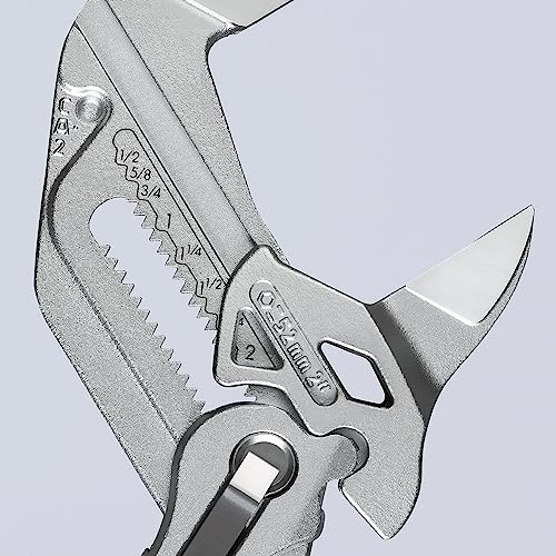 KNIPEX Tools - Pliers Wrench, Chrome (8603250), 10-Inch - size: 10-Inch, style: Wrench, Chrome