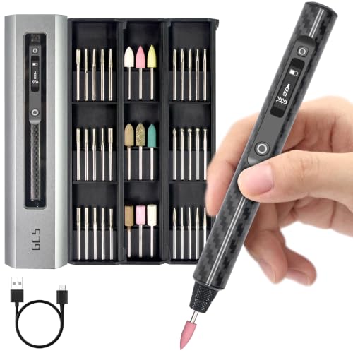 ARROWSPACE Engraving Pen, 30000RPM, Engraver Tool with 39 Bits,OLED Display