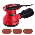 AVID POWER 5” Random Orbital Sander Electric Sander Tool 6 Variable Speeds - color: Dark Red