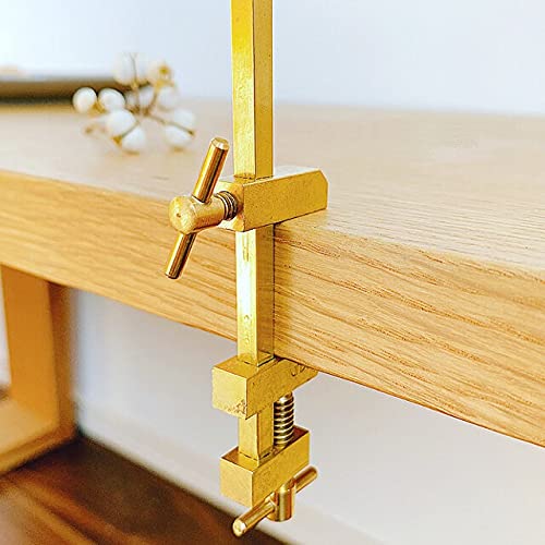 KAKURI Bar Clamps for Woodworking 6" HATAGANE Japanese Wood Clamps, Metal Parallel Clamps Tool Set 2 Pcs, Brass Gold, Made in JAPAN - size: Gold 155mm