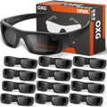 OXG Safety Glasses Protective Eyewear Men Women, ANSI Z87.1 Work Glasses Scratch Impact Resistant for Industrial Shooting - color: Grey-12