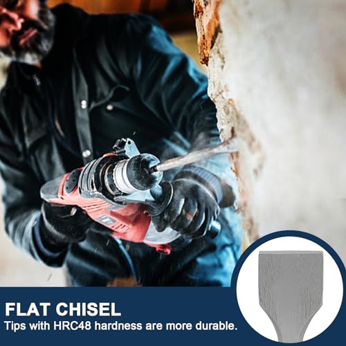 Rotary Hammer Drill Bits and Chisels Set, SDS Plus, 17PCS - size: Assorted Sizes, style: Kit (17 Pieces)