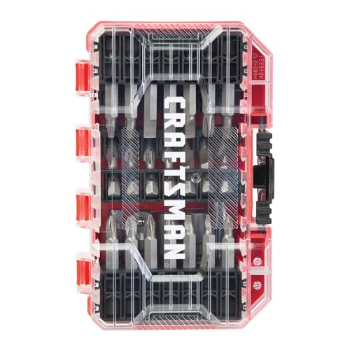 CRAFTSMAN Screwdriver Bit Set, 47-Piece, Includes Bit Tips and Power Bits, Nut Driver Set, Socket Adapters, Compatible with Versa-Track (CMAF1247) - style: 47 Pieces