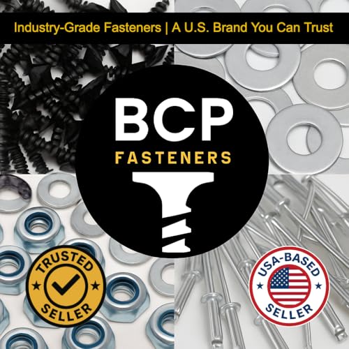 BCP Fasteners #4 x 1/2" Stainless Steel Flat Head Wood Screws, 100 Pack