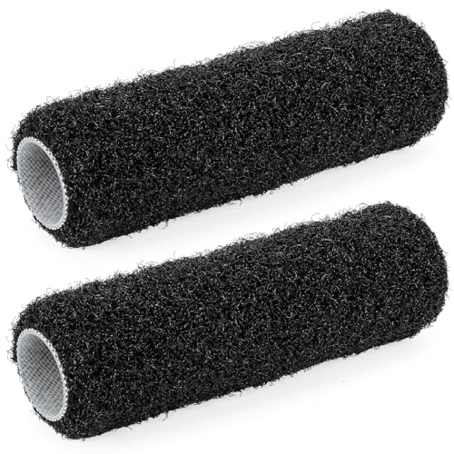 2pcs 9" Drywall Compound Roller Covers, Shed-Resistant Drywall Mud Roller - color: 2pcs