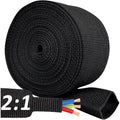10 FT 1.4 inch 2:1 Heat Shrinkable Braided Sleeving Heat Shrink Sleeve Abrasion Protection Flexibility Wiring Harness Cable Sheath - size: 35mm-1.4"