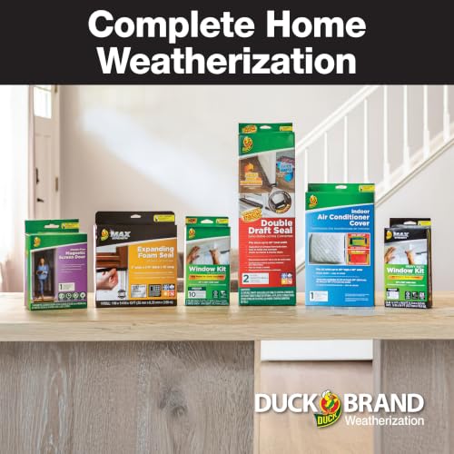 Duck Max Strength Expanding Foam Seal for Doors and Windows, 1 in. x .25 in. x 13 ft., Expands to Fit Uneven Gaps up to 1 Inch Thick, Cut to Size, Black, 1-Roll - size: 1" Wide