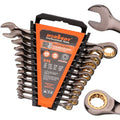 HORUSDY 12-Piece SAE Ratcheting Wrench Set | 1/4” to 7/8“ | Ratchet Combination Wrenches Set with Organizer | 72-Teeth | Chrome Vanadium Steel - style: 12-Piece SAE Ratcheting - Basic