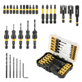 TOLESA Countersink Drill Bit Set, 29 PCS Counter Sink Drill Bit for Wood with 2PC Wood Plug Cutters, Magnetic Extension Bit Holder, Screwdriver Bits, Storage Case