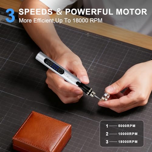 USB Rechargeable Engraving Pen with 42 Bits, Mini Rotary Tool kit,Engraver for Wood, Metal, Glass, and Plastic - Ideal for DIY, Jewelry, and Model Making