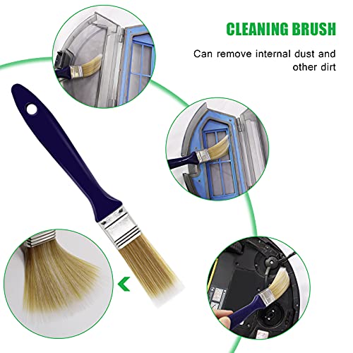 Robot Vacuum Cleaning Kit, Cleaning Tool with Brush, Cloth, Hair Cutter