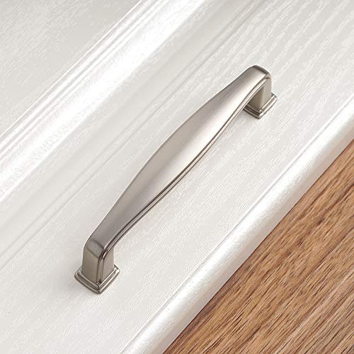 KOOFIZO 10 Pack 3-3/4 in Brushed Nickel Cabinet Pulls, Drawer Handles 1817 - color: Brushed Nickel, size: 3-3/4" CC - 10Pcs