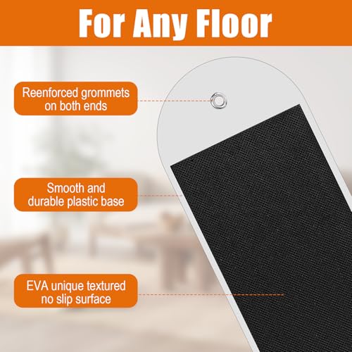 2 Pcs Heavy Duty Furniture Sliders with Pull Straps, Large Appliance Moving Mats for Carpet and Hardwood Floor, Pull Furniture Slides,Moving Furniture Gliders 48 Inch Long Furniture Movers