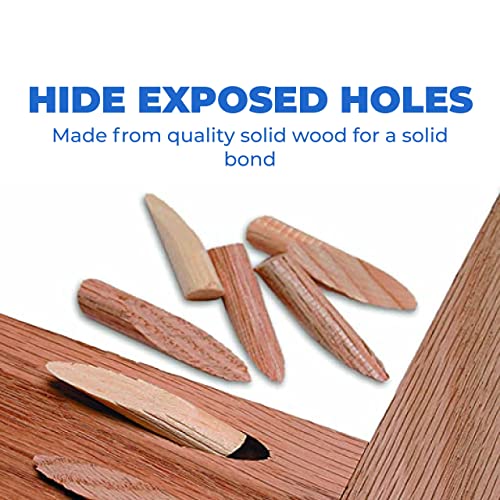 Kreg Solid-Wood Pocket-Hole Plugs, Solid Oak, P-OAK, 50 Count - color: Oak Plugs