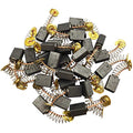 30 Pack Electric Motor Carbon Brushes Self Stop 411# for Replacement Repair Power Tool Part 6x9 x14mm, for Angle Grinders, Electric Hammer Drills, Circular Saws - size: 411#