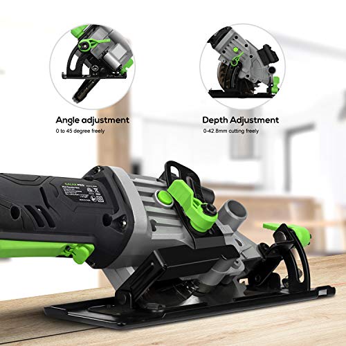 GALAX PRO DC20V 4-1/2" Cordless Mini Circular Saw with 2.0Ah battery - style: Cordless Circular Saw