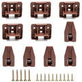 Surf Turtle 5Sets Center Mount Drawer Track Guide Glides Replacement Parts - style: 5 Pack/Classic