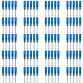 100pcs 45mm x 2mm Tiny Size Slotted Word Flat Head Screwdrivers - color: Blue, size: 2.0mm - (Slotted)