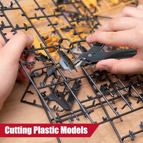 5 Pack Micro Wire Cutter, 5 Inches Flush Cutters, Black Side Cutters