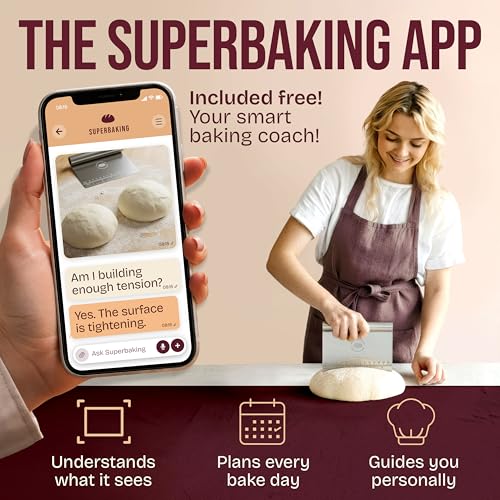 Superbaking Multipurpose Bench Scraper, 6" Grill & Dough Scraper with Ruler - size: Stainless Steel Grip