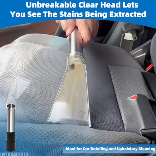 Happy Tree Universal Fit All Existing Shop Vacs with 2-1/2" &1-7/8" &1-1/4" Adapter Wet Extraction Accessory for Upholstery & Carpet Cleaning & Auto Detailing Shop Vac Extractor Attachment Hose Kit - size: Small