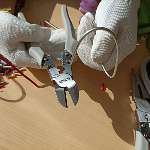 BOOSDEN Diagonal Cutter Pliers 8 inch Compound Side Cutting Plier - size: Multi-function Diagonal Cutting Pliers