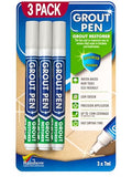 Grout Pen Winter Grey Tile Grout Paint Marker - 5mm Tip (7mL) - 3 Pack - style: Winter Grey
