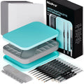 Nicpro Miniature Painting Kit with Wet Palette, Detail Paint Brush Drybrush - color: Blue