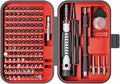 Precision Screwdriver Set, 130 in 1 Mini Screwdriver Set Tool, Red - color: Red, size: 130