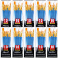 AROIC 100 Pcs Paint Brushes, Acrylic Painting Brush for Oil and Watercolor - size: 100pcs