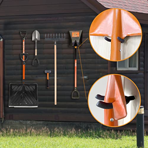HUHOLE 6 Pack Screw in U Hooks Garage Storage Organizers - style: HD U Hook 6PC