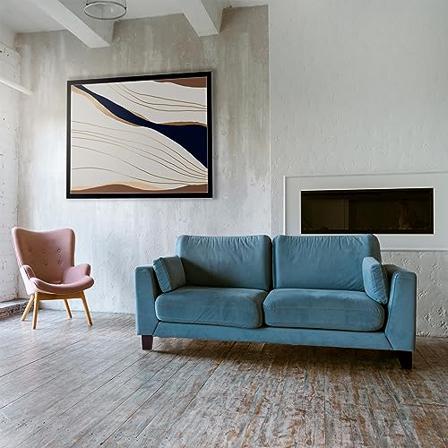 BARIEN (5 Sizes: 3"-4"-5"-6"-8") 4 inch Wood Furniture Legs - Square Sofa Legs, Couch Leg - Brown Mid-Century Modern Replacement Legs for Armchair Recliner Coffee Table Dresser (4" - Set 4) - size: 4"