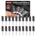 20 Pcs 1000 Grit Sanding Drums for Rotary Dremel Tool - size: 1000 Grits