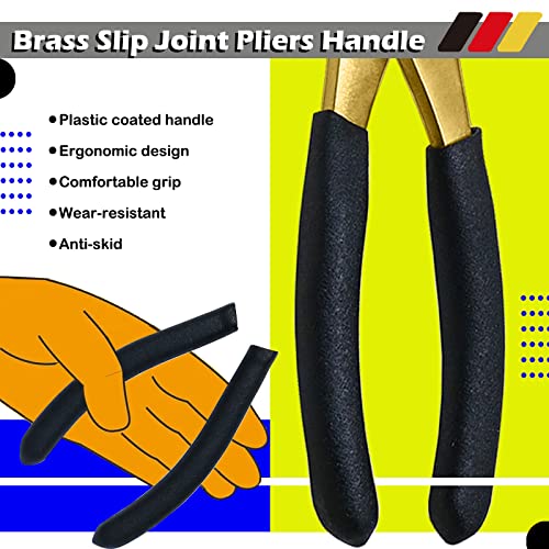 WEDO 2-Piece Brass Pliers Set,8" Snipe Nose Pliers,7" Diagonal Cutting Pliers,Non-Slip Handle - size: 2Pcs-Pliers Set A