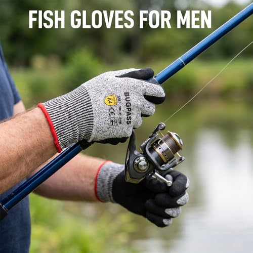 12 Pairs ANSI A4 Cut Resistant Work Gloves With Sandy Nitrile Coating, XL - size: X-Large