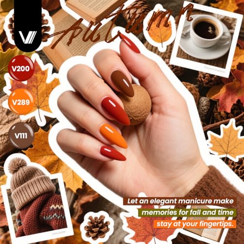 VANREESA 60 Pcs Gel Nail Polish Set, 55 Colors Gel Polish with Base Coat & 4 Effects Top Coat Full-Color Nail Polish Set All Seasons Nail Kit Gifts for Women Girls Nail Salon at Home - color: All Colors You Want