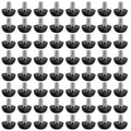 64Ps M8 Thread Stainless Steel Adjustable Leveling Feet - color: 64pcs