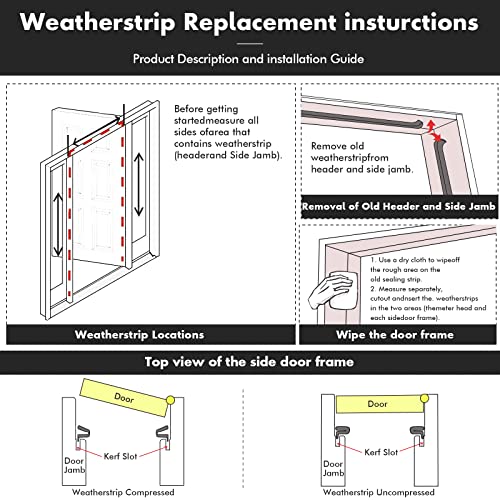 BBTO Weather Stripping Door Window Seal V-Shaped Foam Kerf,60 Feet,Brown - color: Brown, size: 60 Feet