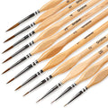 Grabie 11 Pcs Miniature Paint Brushes for Fine Detail Painting
