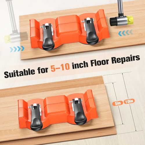 Floor Gap Fixer Tool for Floating Floors, Dual Suction Cups