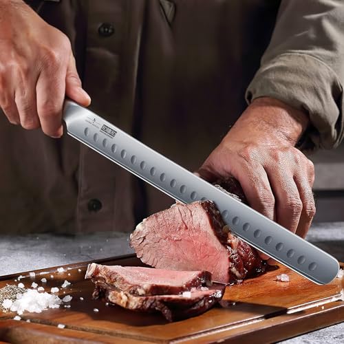 HOSHANHO BBQ Carving Knife Set, Brisket Slicing & Boning Knife for Meat - size: 7"