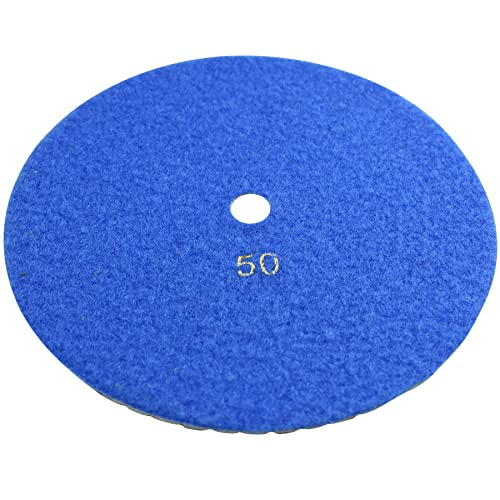 7 Step 7" Wet Diamond Polishing Pads Abrasive Set, Great for Granite Travertine Marble Stone - size: 7 Inch