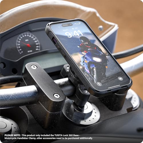 TUSITA Lock 360 Base - Motorcycle Handlebar Clamp - size: Handlebar Clamp