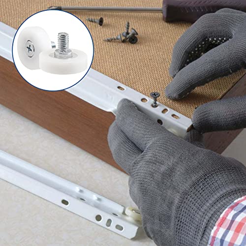 Litoexpe 12 Pieces 3/4" Drawer Slide Roller Wheel - size: 3/4 Inch
