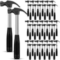 Lasnten 40 Pcs Small Claw Hammers Bulk for Kids, Mini Rubber Handle