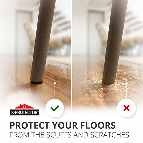 X-PROTECTOR Non Slip Furniture Pads - 8 pcs Premium Furniture Grippers 2"! - size: 8 Round 2"